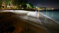our beach at night